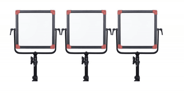 SWIT PL-E60D 3KIT | Set of 3 x 3rd Generation Natural-Born-Soft TLCI-99 60W LED Panel Light, ultra s
