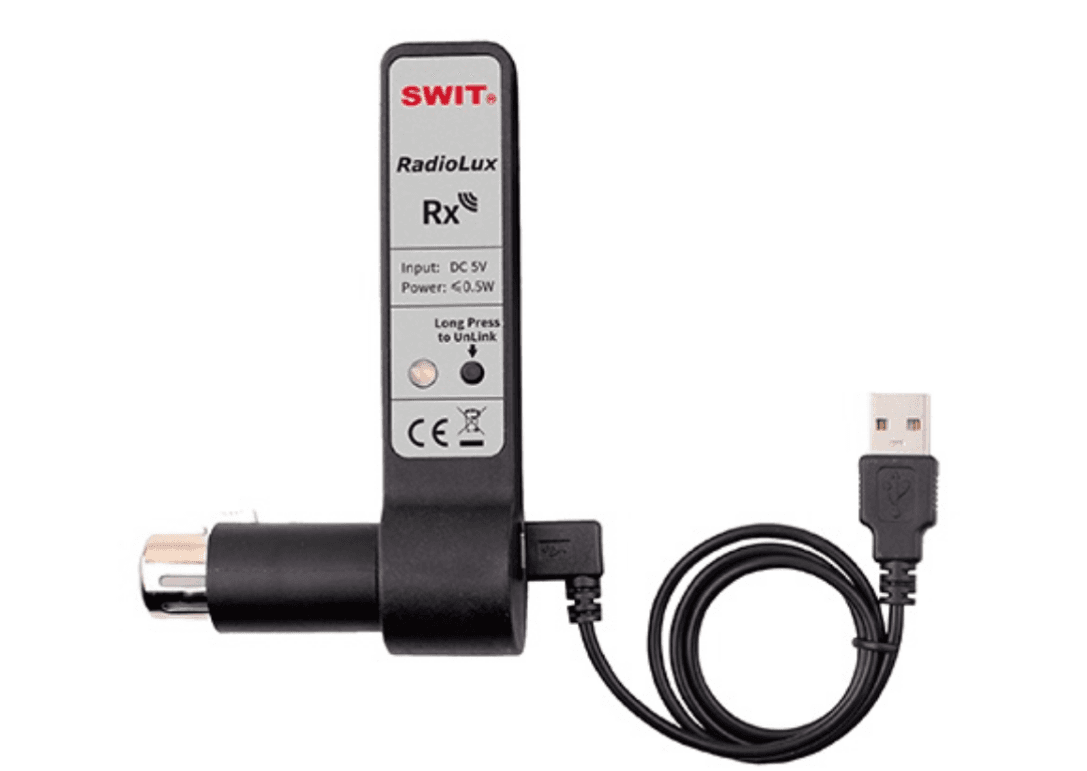 SWIT RadioLux Rx | Professional Wireless DMX Receiver with RadioLux Protocol