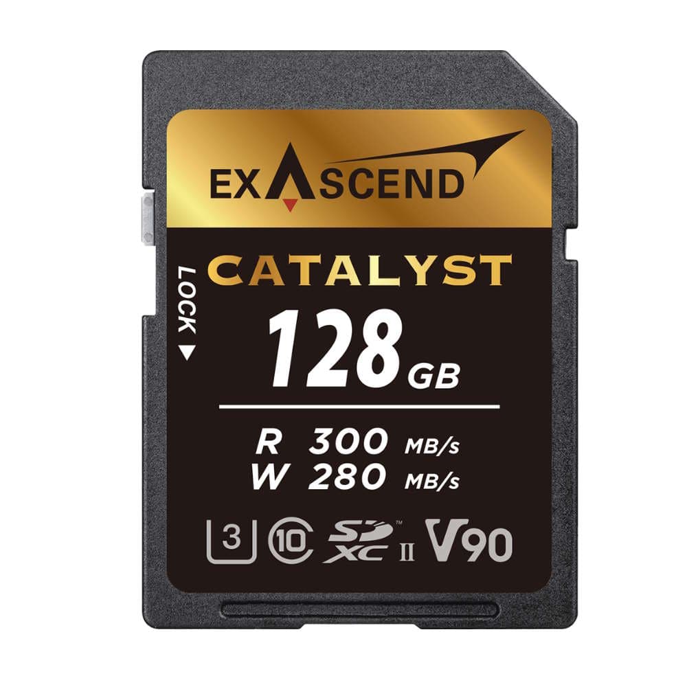 Exascend Catalyst UHS-II SD card, V90,128GB