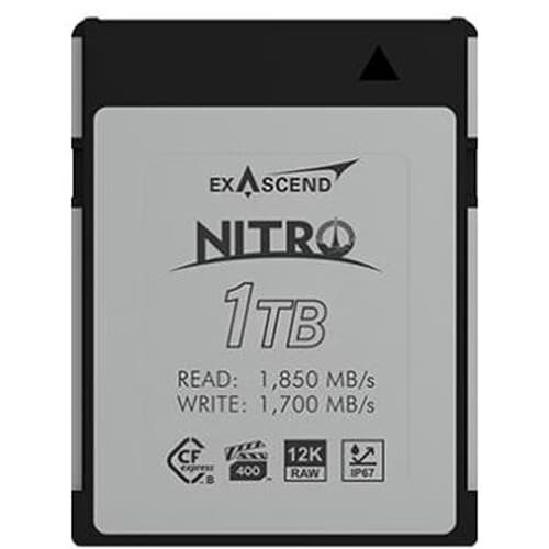 Exascend 1TB Nitro CFexpress VPG400 Type B Memory Card