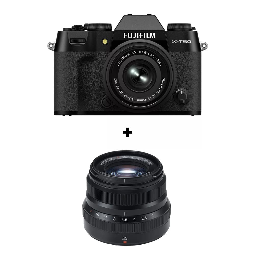 Fujifilm X-T50 + XC15-45mm Black + XF35mm F2