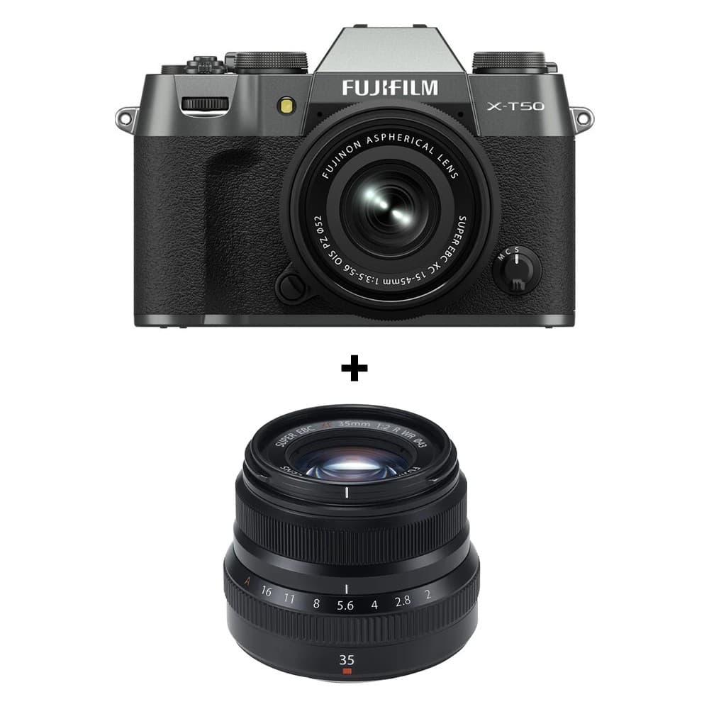 Fujifilm X-T50 + XC15-45mm Charcoal Silver+ XF35mm F2