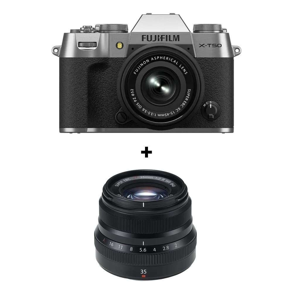 Fujifilm X-T50 + XC15-45mm Silver+ XF35mm F2