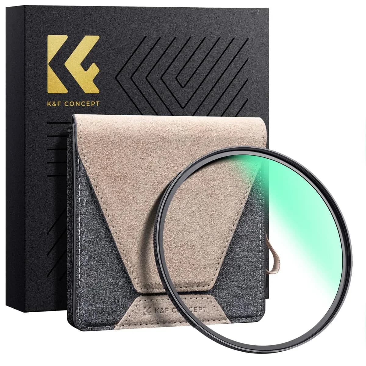 K&F 62MM MCUV Filter Brass Frame