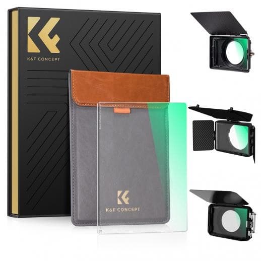 K&F Black Mist 1/4 Filter 4"x5.65" Dreamy Effect Cinema Square Filter Compatible with Tilta and Smallrig