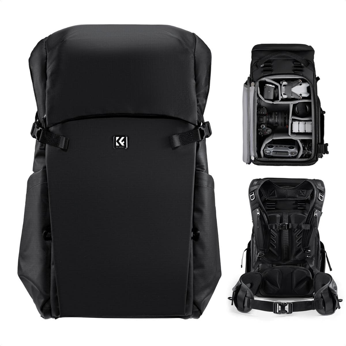 K&F CONCEPT Backpack 30L Star Wander 02 (Black)
