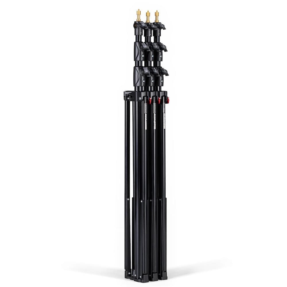 Manfrotto 1005BAC-3 – 3er-Set luftgefederte Ranker-Stative