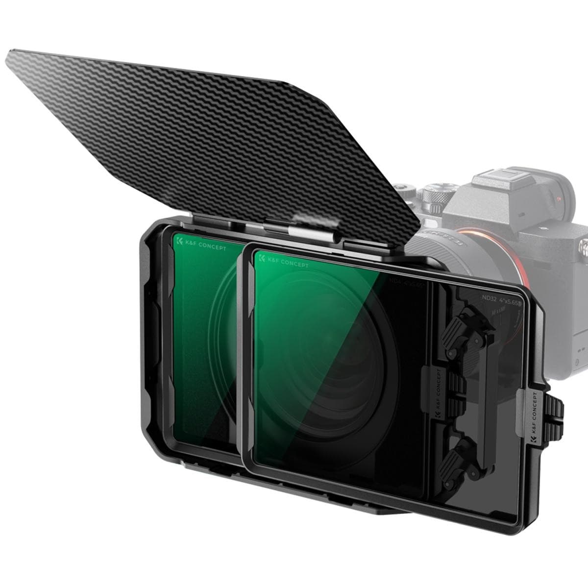 K&F Matte Box Kit+ND4+ND32 Square Filter
