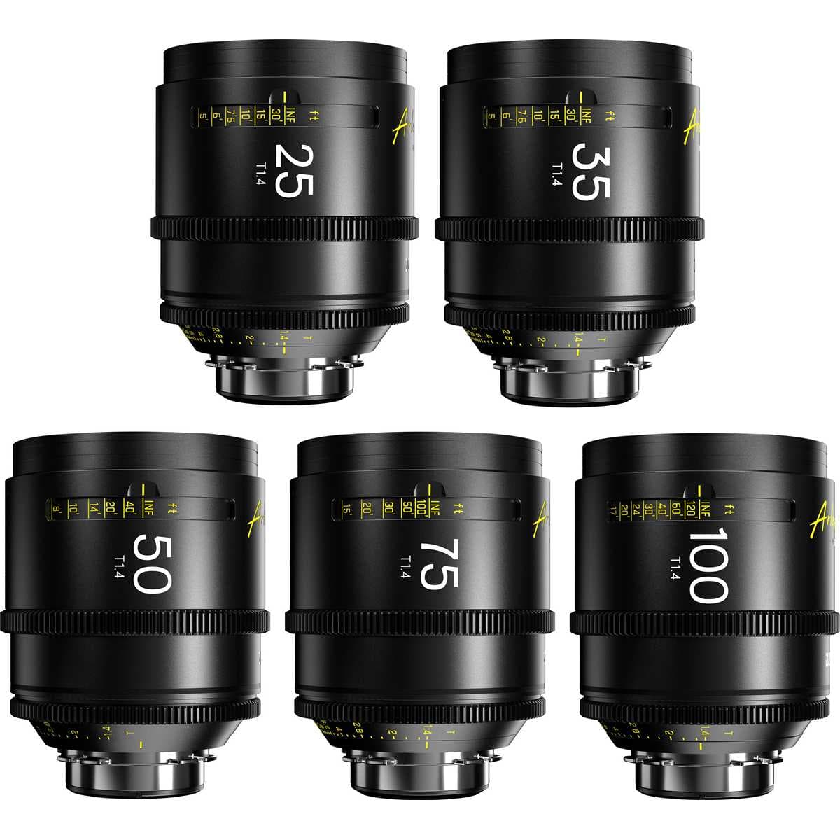 DZOFilm Arles FF/VV Prime Cine 5-Lens Set A (PL) (Metric)