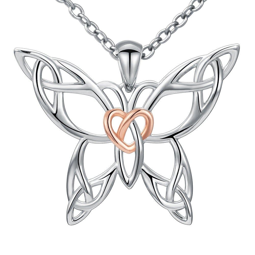Pendentif papillon en argent
