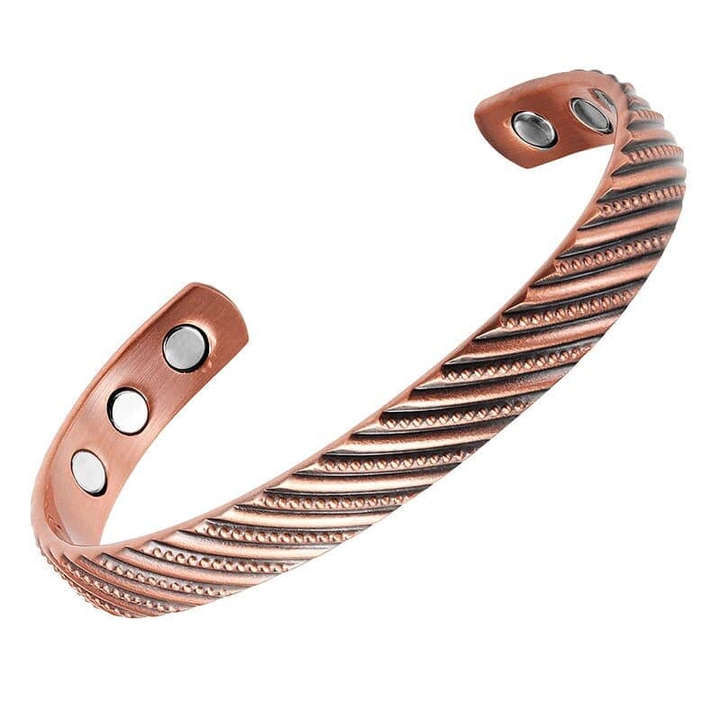 Bracelet en cuivre magnétique