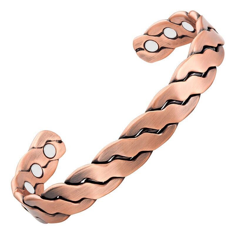 Bracelet en cuivre magnétique 6 aimants