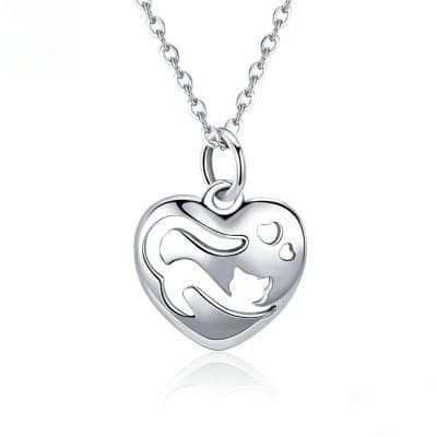 Pendentif chat argent 925
