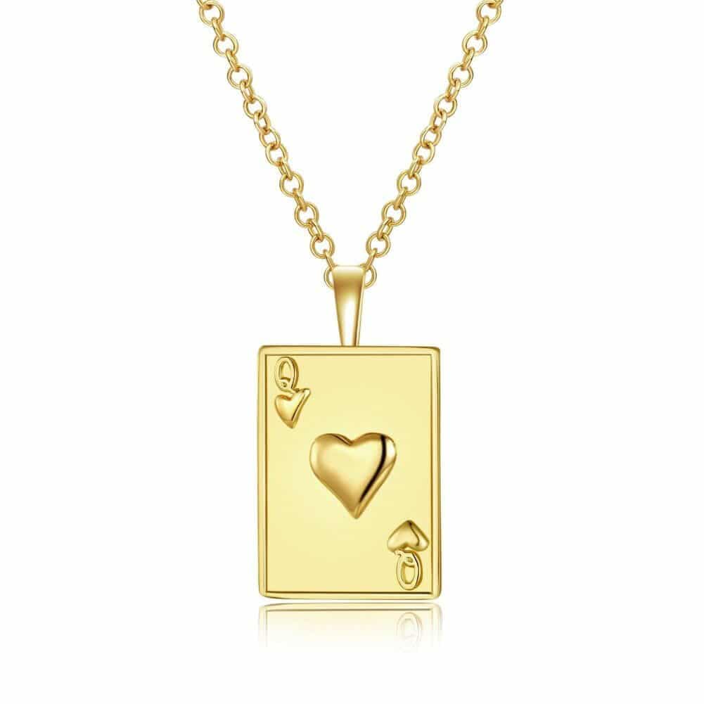Pendentif dame de coeur