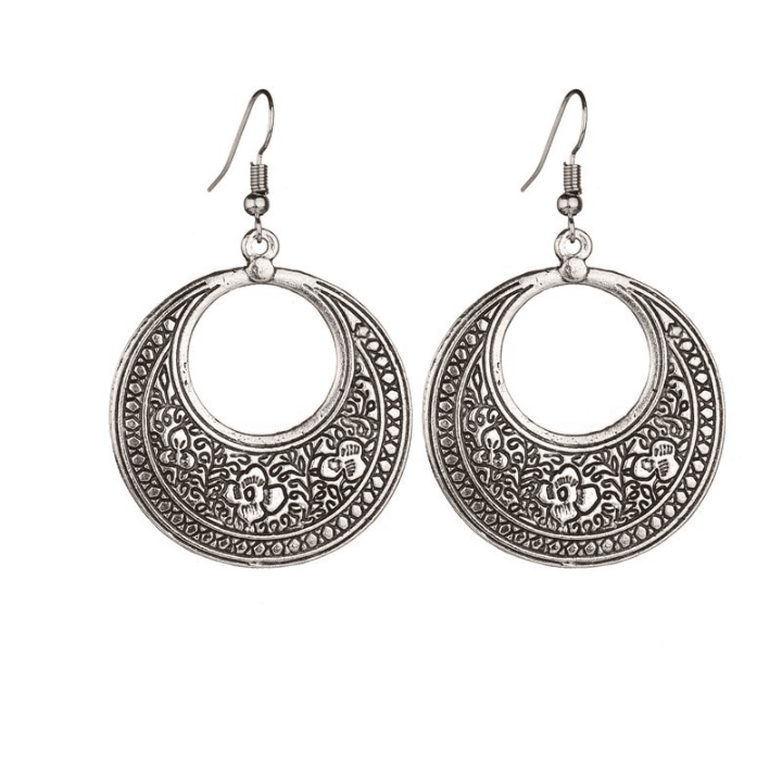Boucles d'oreilles au style antique et celtique