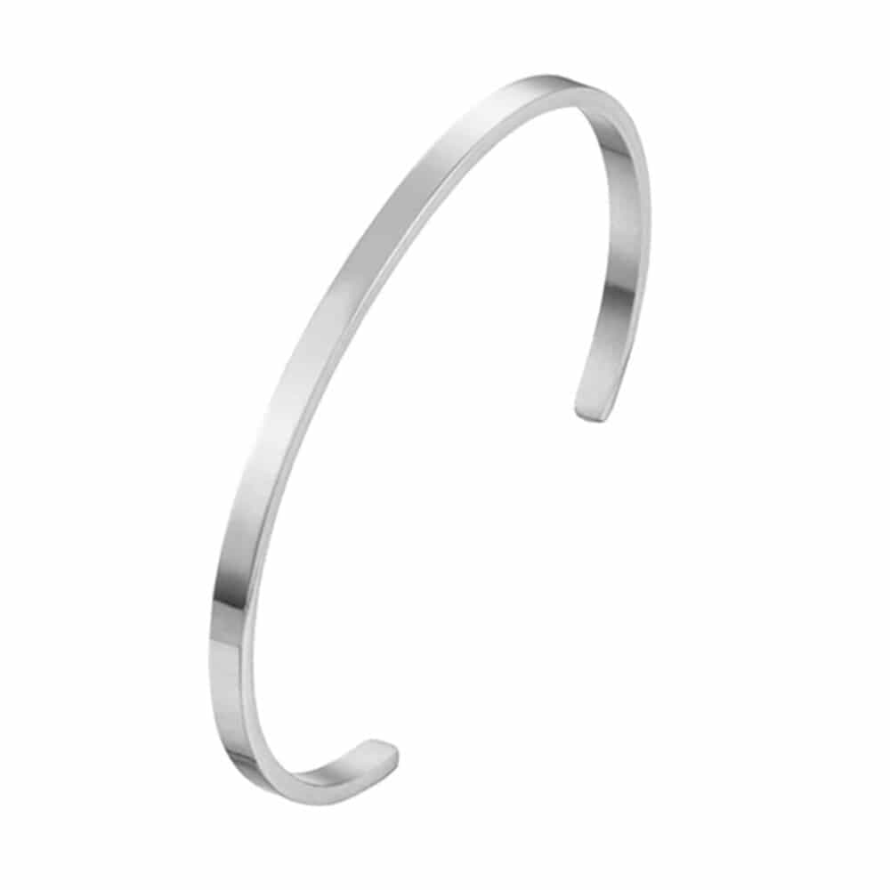 Jonc élégant doré ou argenté - 