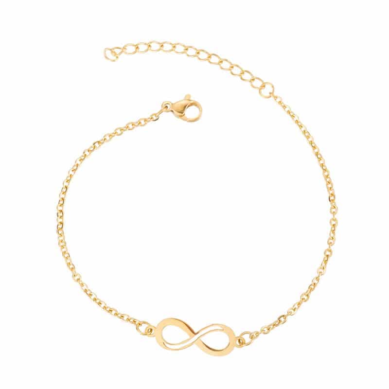 Bracelet infini doré