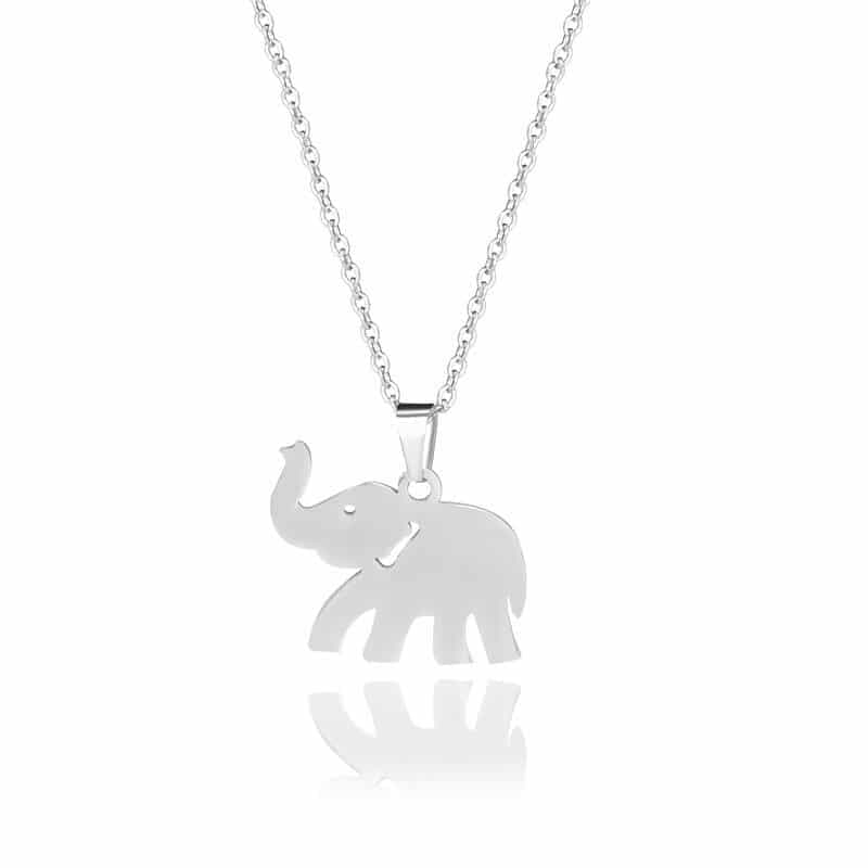 Pendentif éléphant femme et fille