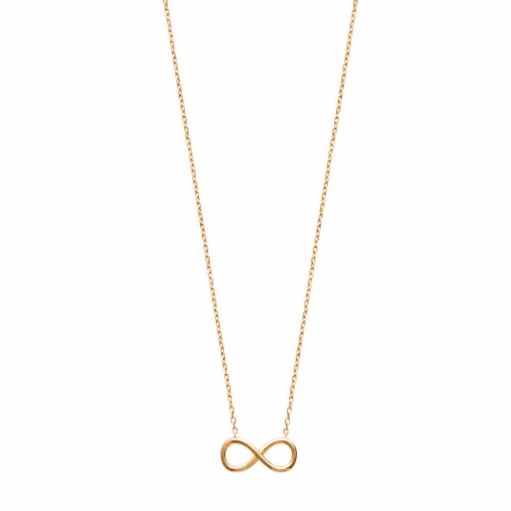 Collier infini plaqué or