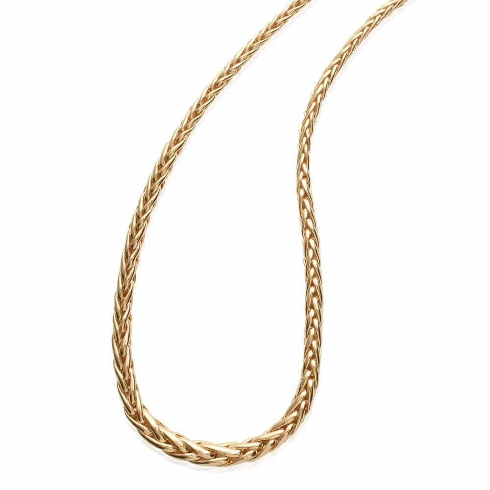 Collier palmier fait main plaqué or