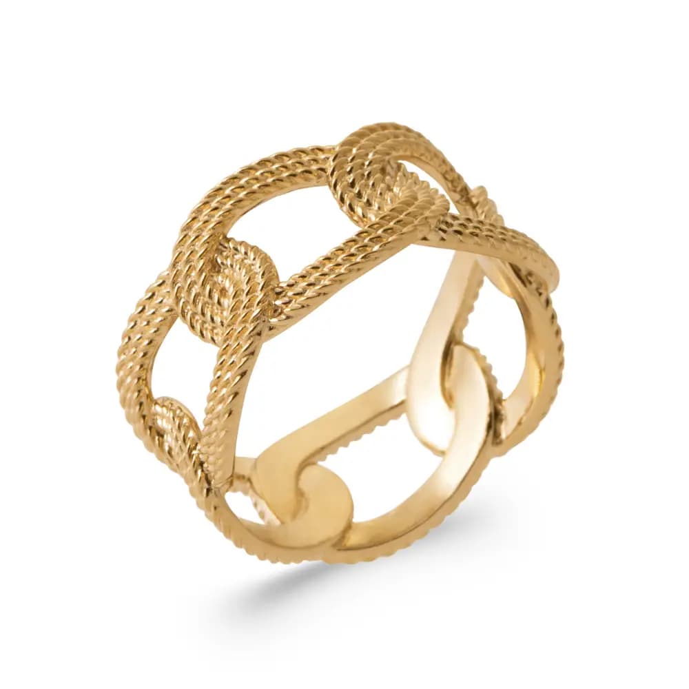 Bague plaqué or Siri - 54