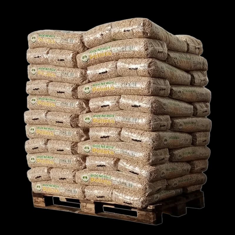 Pellet Bio Energy – Palete de 66 sacos de 15 kg