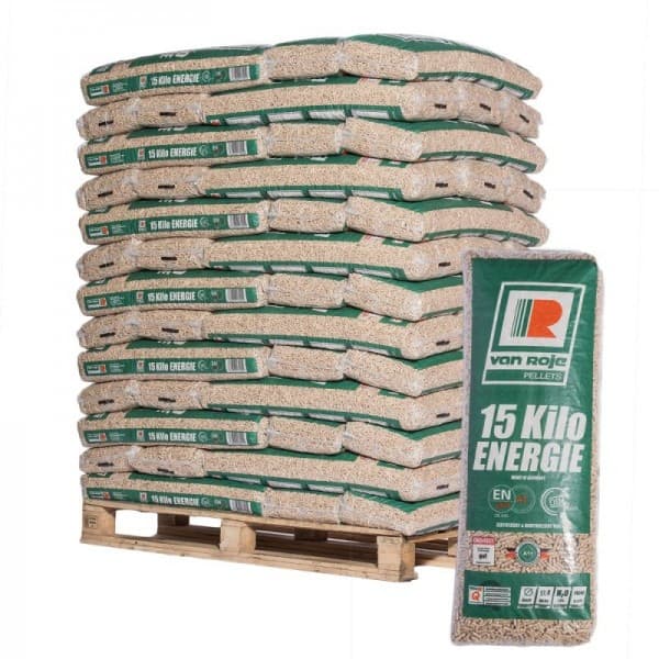 PELLET VAN ROJE - PALETTE DE 65 SACS DE 15 KG-EV NV