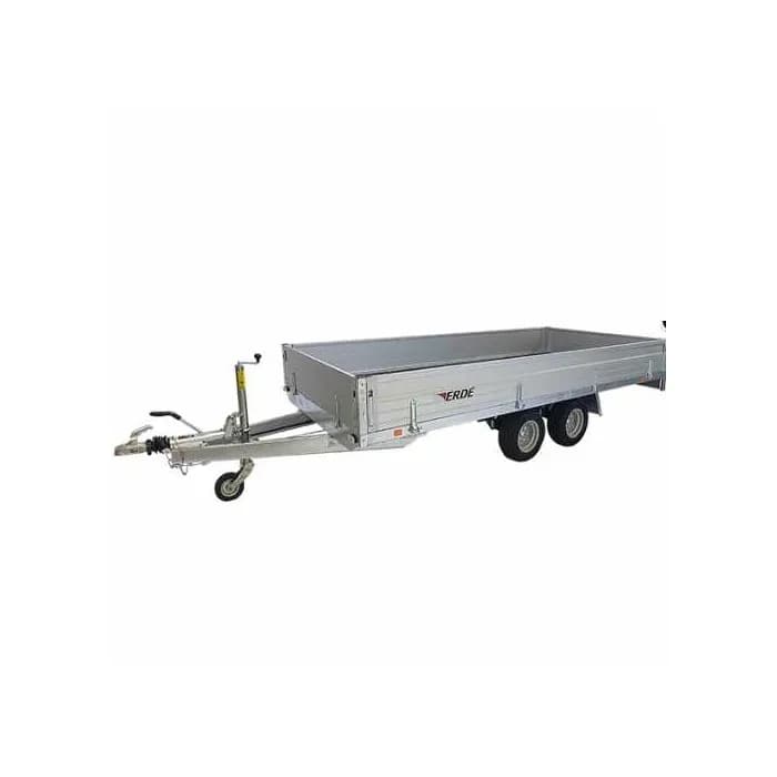Plateau surbaissé ridelles alu roues dessous gamme XRS 402 FR