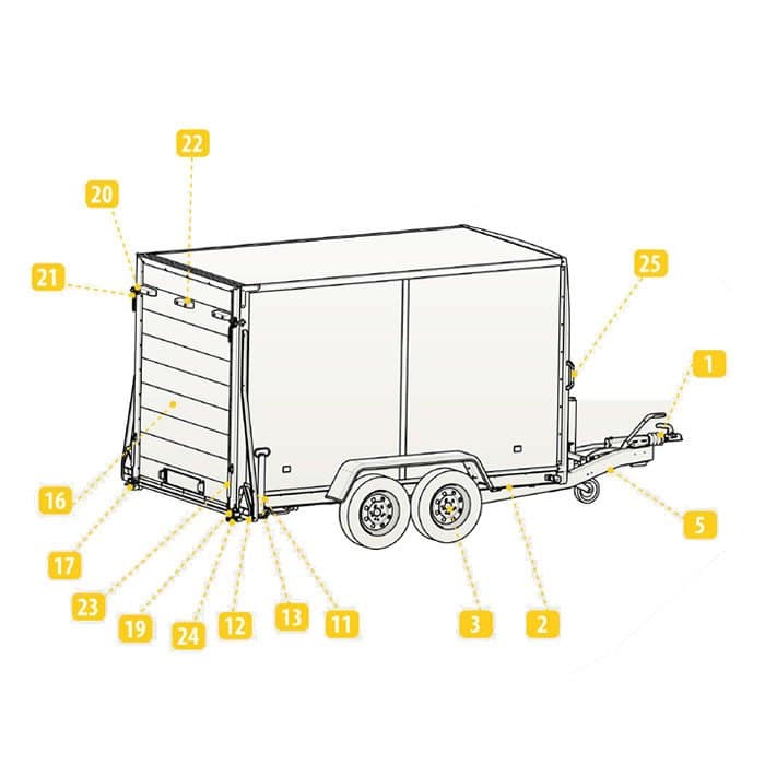 Porte-pont LIDER Fourgon 42950 / 42960 / 42970