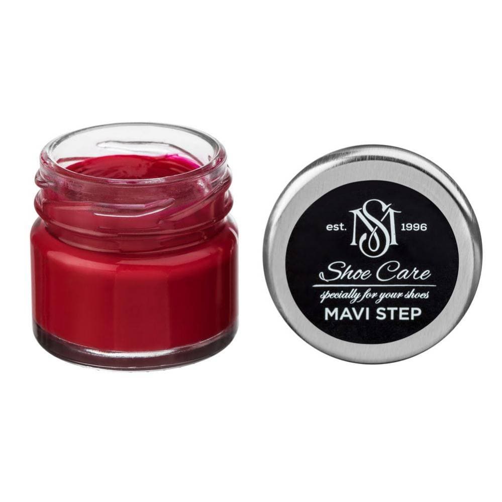 MAVI STEP Creme de Beaute Wax-Based Leather Shoe Cream 112 Red 25 ml