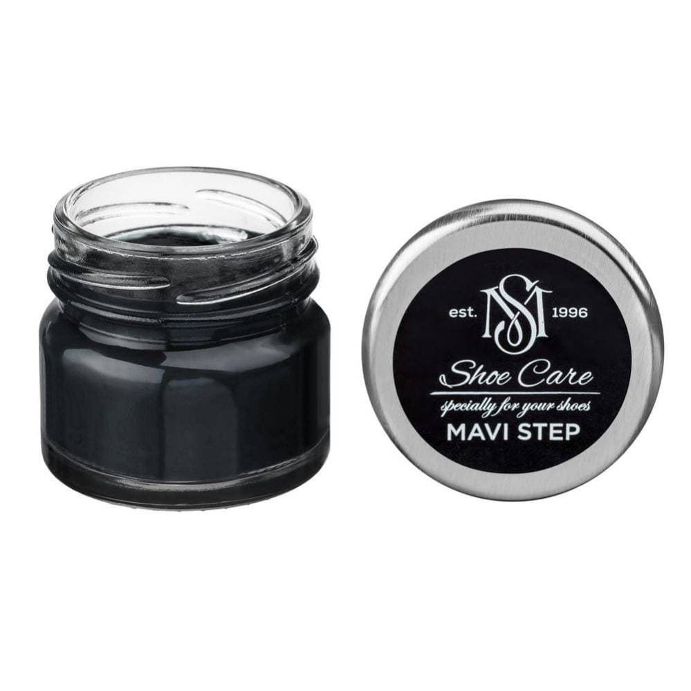 MAVI STEP Creme de Beaute Wax-Based Leather Shoe Cream 115 Dark Grey 25 ml