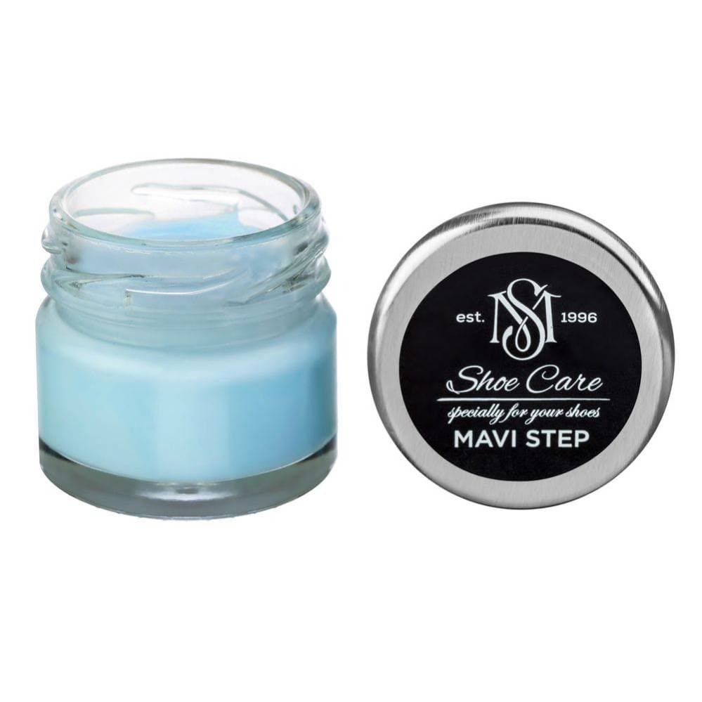 MAVI STEP Creme de Beaute Wax-Based Leather Shoe Cream 121 Light Blue 25 ml