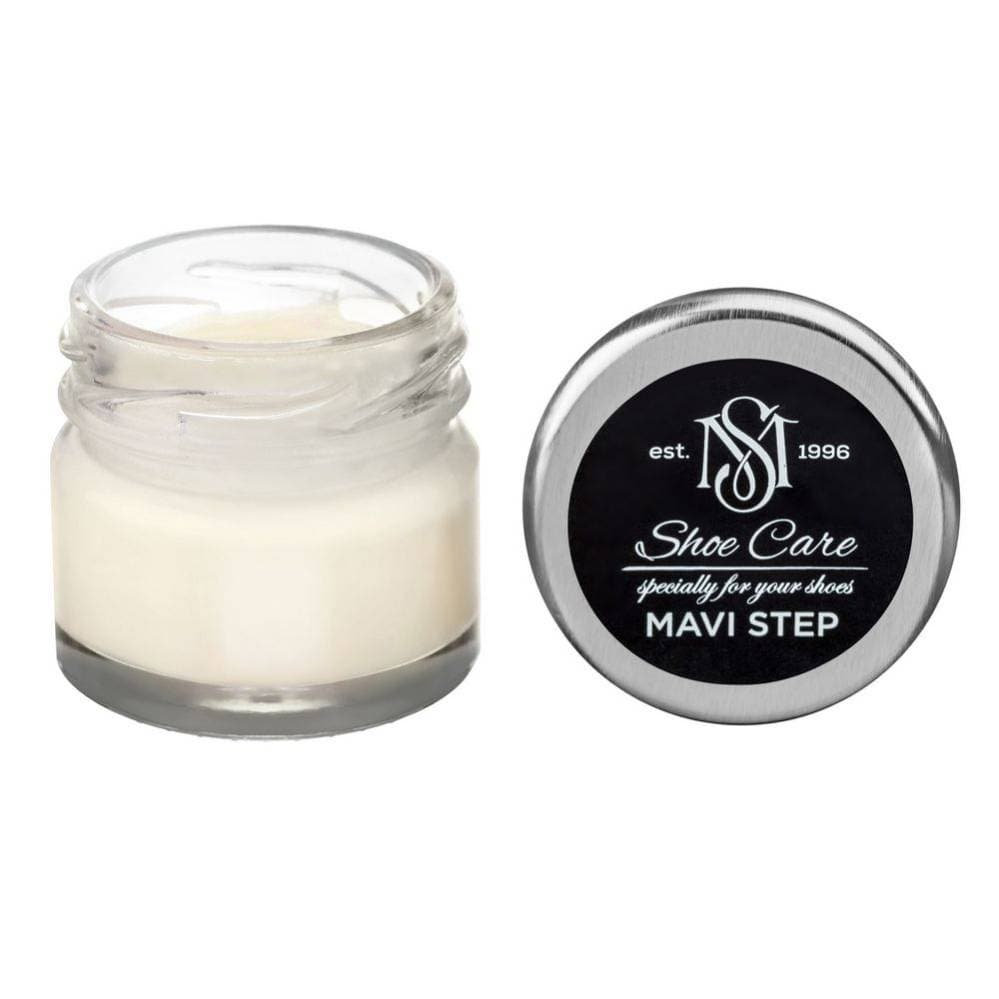 MAVI STEP Creme de Beaute Wax-Based Leather Shoe Cream 153 Eggshell 25 ml