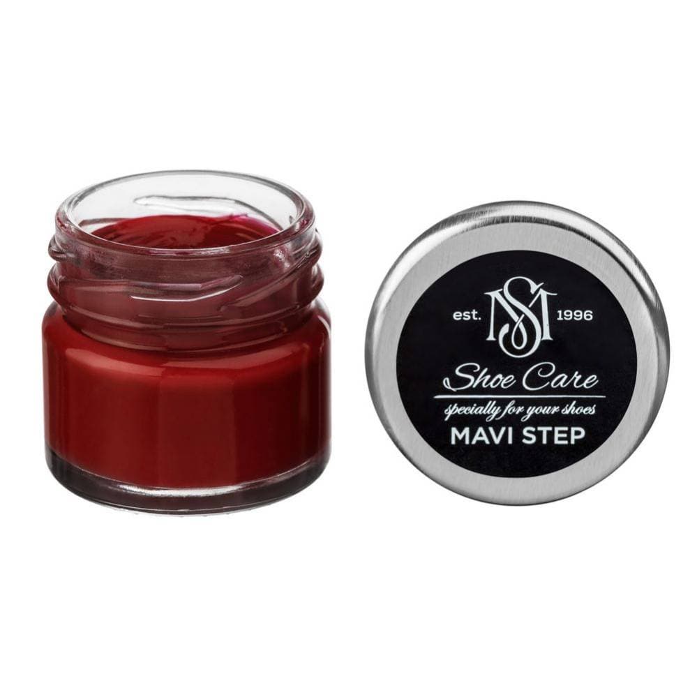 MAVI STEP Creme de Beaute Wax-Based Leather Shoe Cream 156 Cherry 25 ml