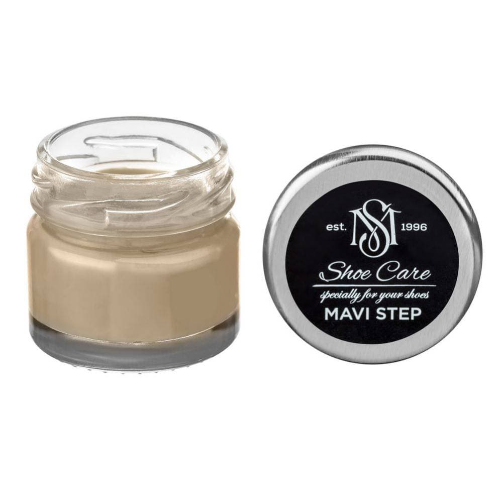 MAVI STEP Creme de Beaute Wax-Based Leather Shoe Cream 167 Pale Dark Beige 25 ml