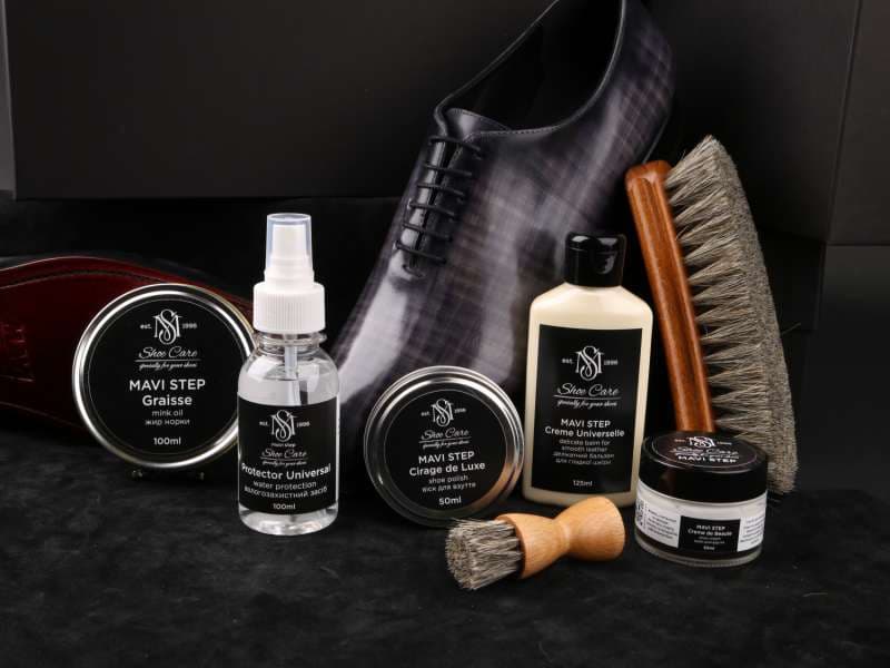 MAVI STEP Smooth Septet Leather Shoe Care Kit