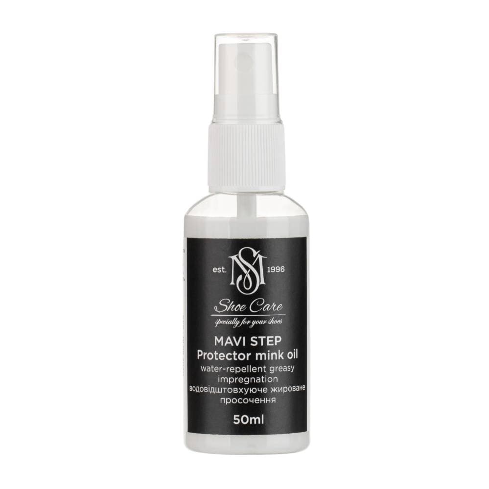 MAVI STEP Protector Mink Oil Water-Repellent Impregnation for Oily Leather 50 ml