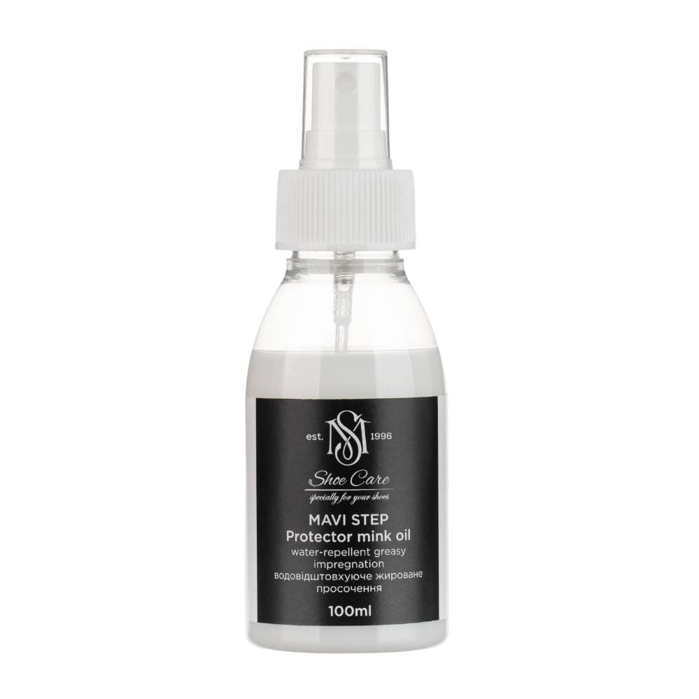 MAVI STEP Protector Mink Oil Water-Repellent Impregnation for Oily Leather 100 ml