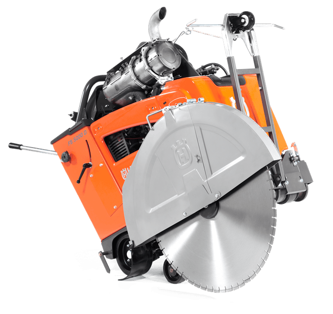 HUSQVARNA FS 5000 D dieselbetriebener & selbstfahrender Fugenschneider Ø 750 mm