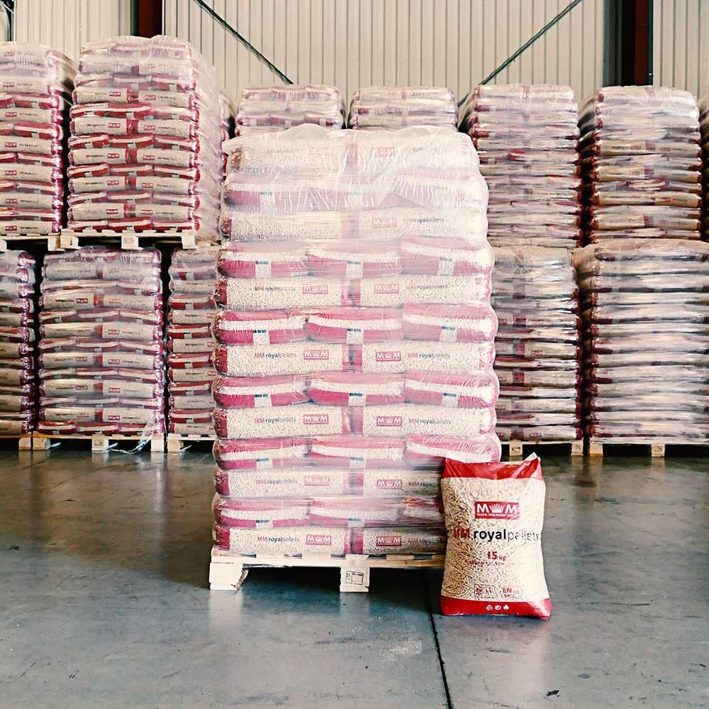 Palé de pellets MM Royal – 78 sacos de 15 kg