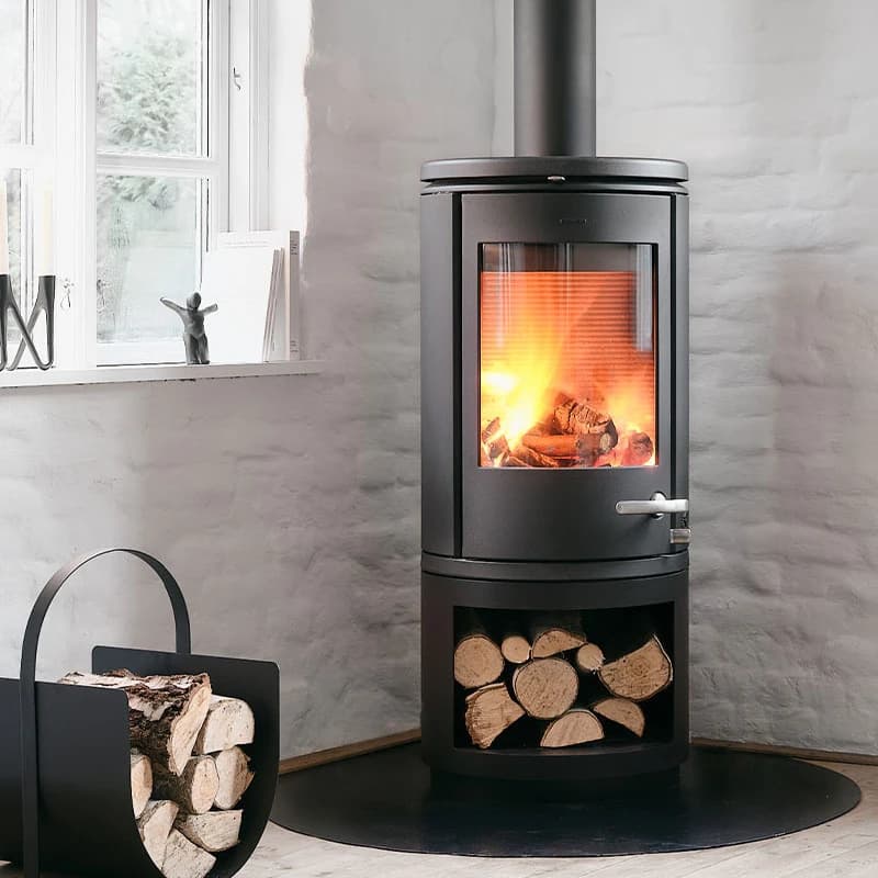Morsoe 7843 Kaminofen mit Holzfach