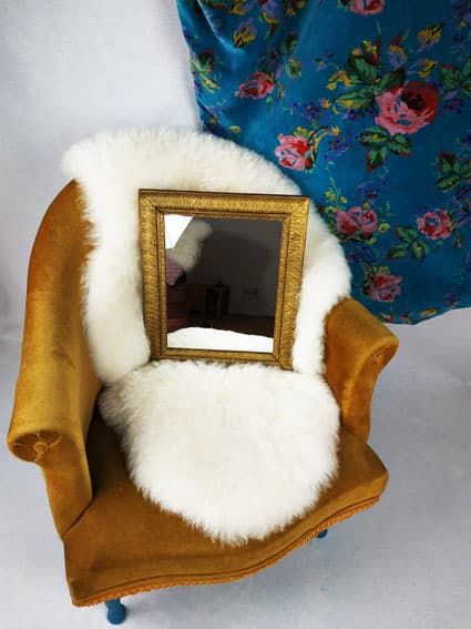 Miroir ancien cadre doré