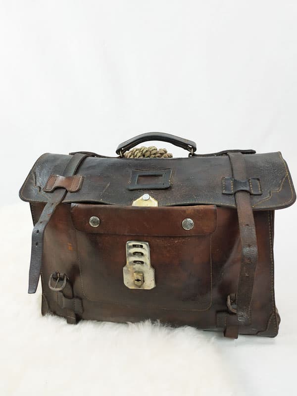 Cartable ancien en cuir VENDU