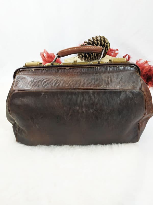 Sac de médecin en cuir marron VENDU
