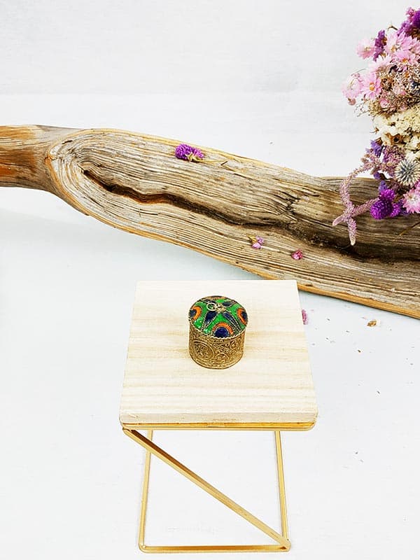 Boîte à petits bijoux en métal VENDU