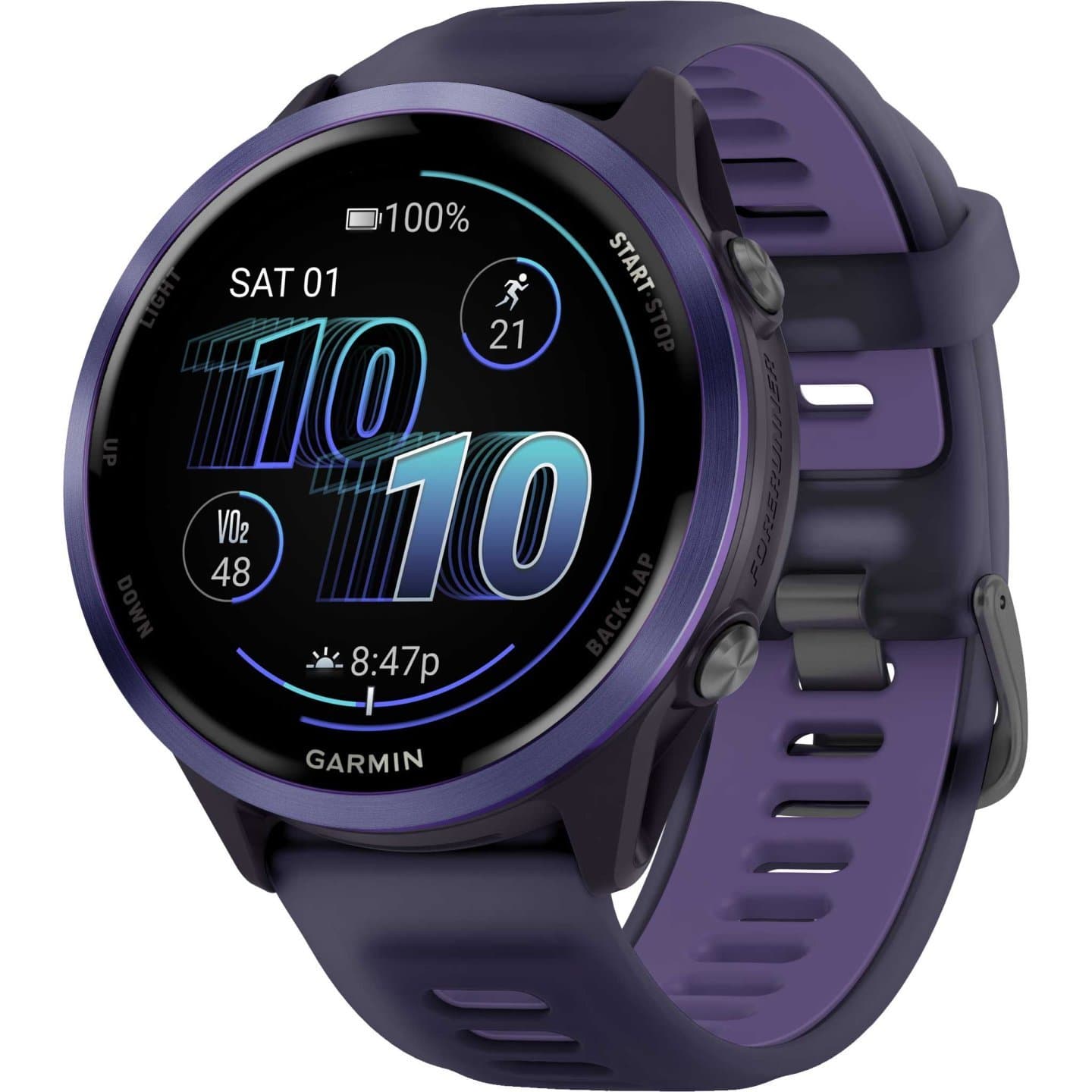 Garmin Forerunner 570 GPS Smartwatch - 47mm - Imperial Purple/Indigo
