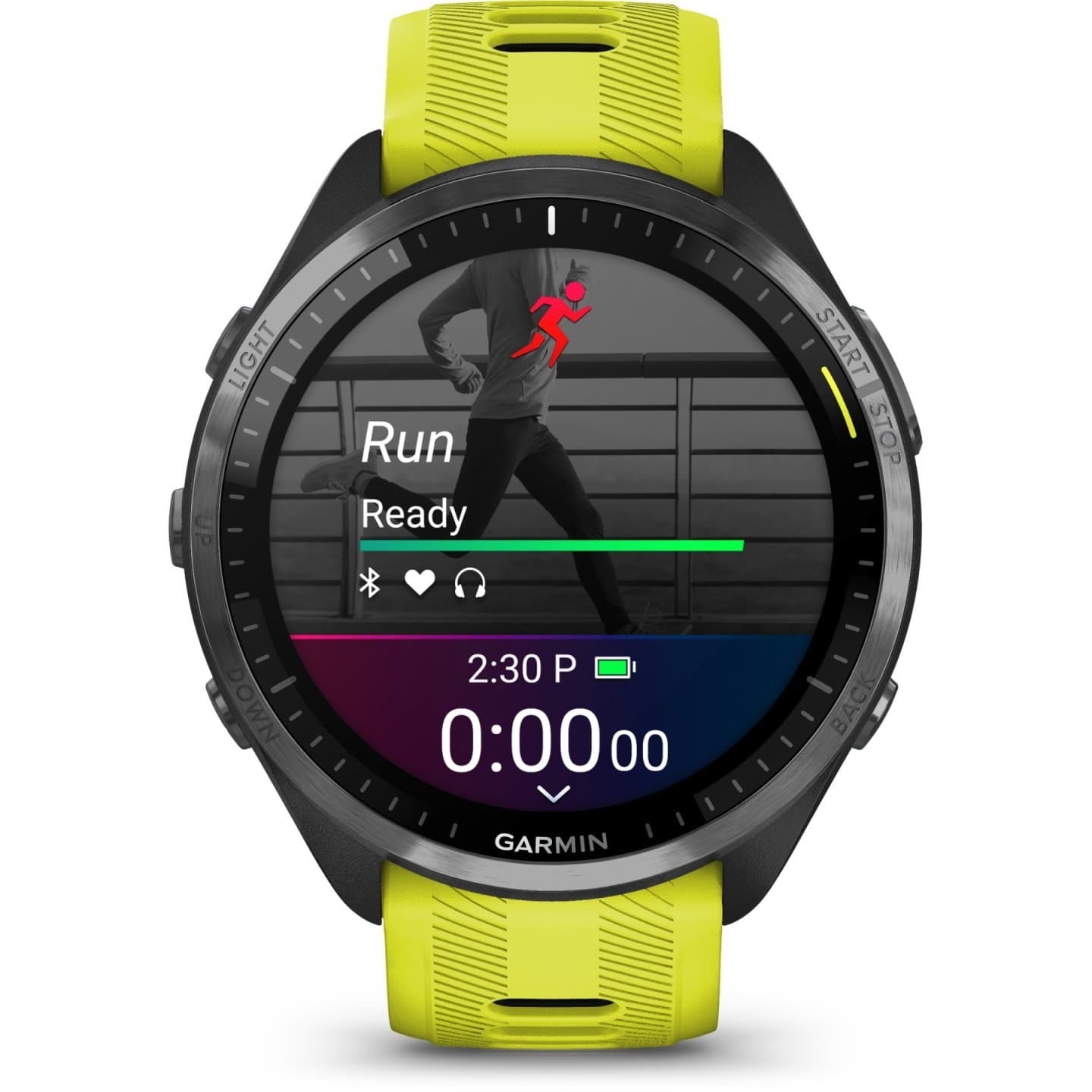 Garmin Forerunner 965 GPS Laufuhr - zitronengelb/schwarz