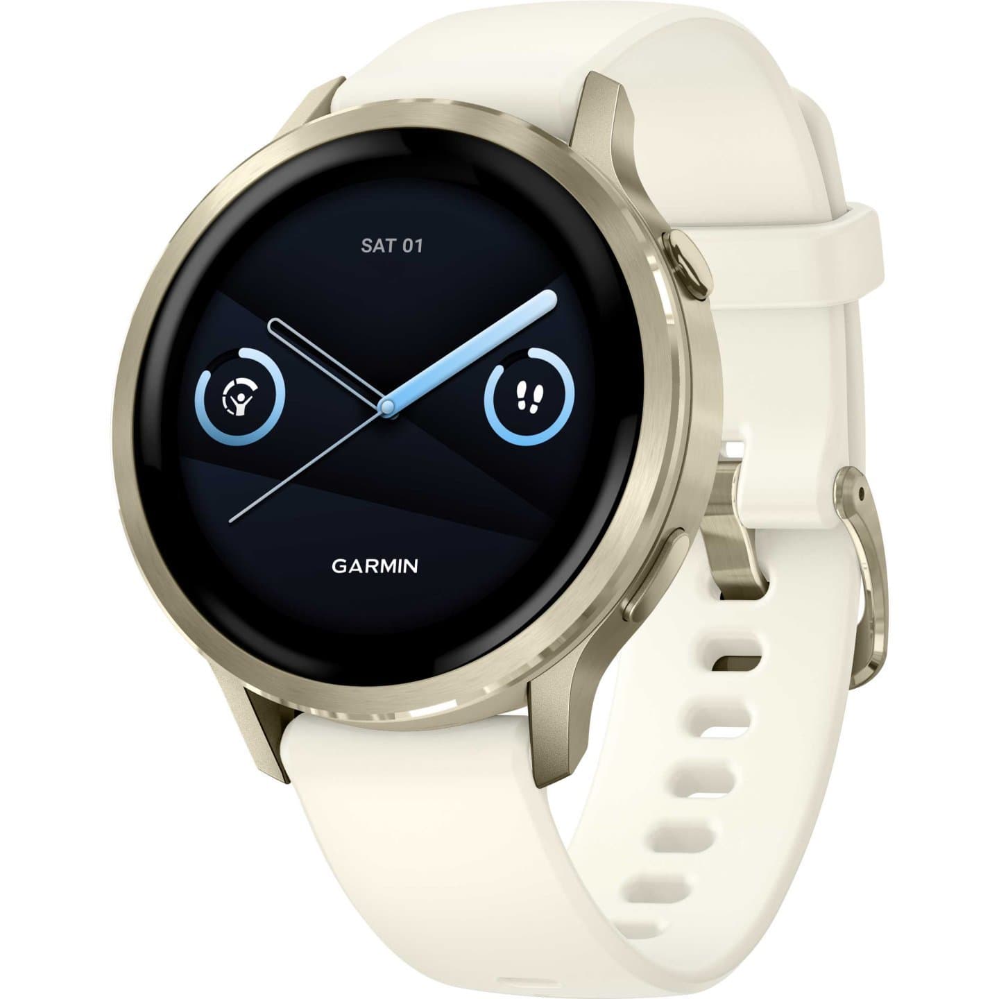 Garmin Venu 4 GPS Smartwatch - 41mm - Beige/Lunargold
