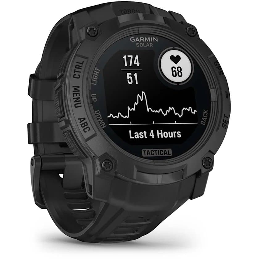 Garmin Instinct 3 Solar Tactical GPS Smartwatch - 50mm - schwarz