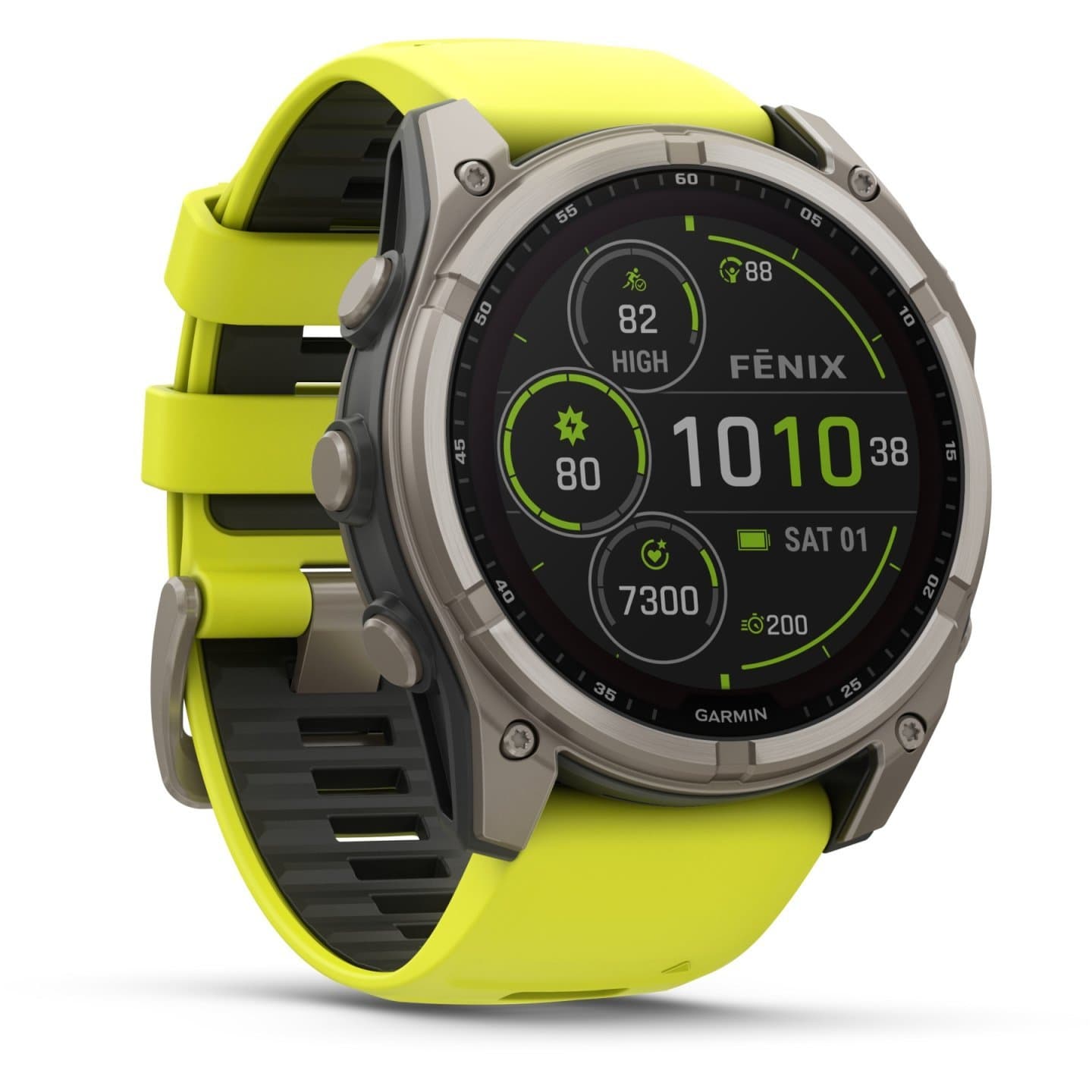 Garmin fenix 8 Sapphire Solar GPS Smartwatch - 51mm - Graphit/Titanium Titan